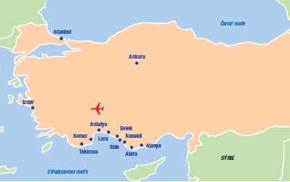 kemer turecko mapa Turecko | Turecká riviéra kemer turecko mapa